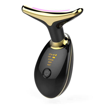 EMS Thermal Neck Lifting And Tighten Massager Electric Microcurrent Wrinkle Remo
