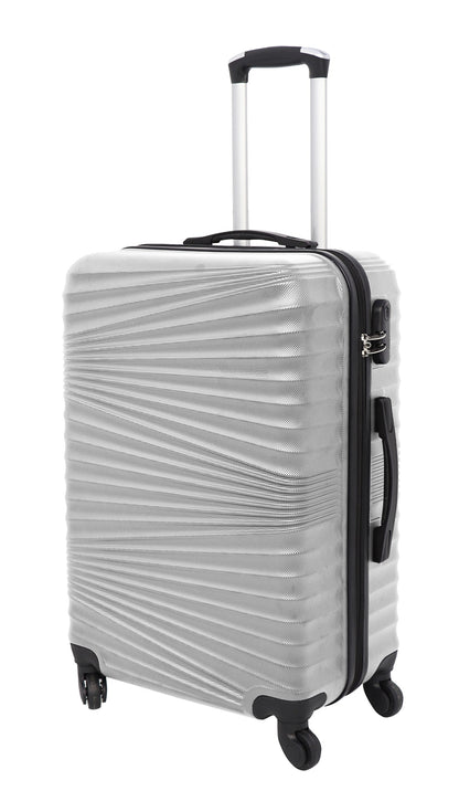 3 Pcs Suitcase Set ABS Hard Shell 4 Wheeled Trolley Lightweight Luggage PIONEER