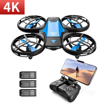 4DRC V8 Mini WIFI FPV Drone 4K HD Camera Quadcopter Gesture Sensing APP Control