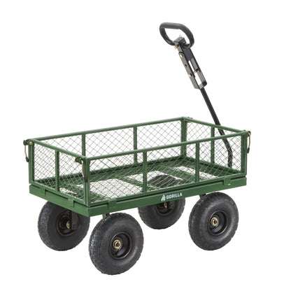 Carts 400 lb. Capacity Steel Utility Garden Landscape Cart,32 in x 18 in