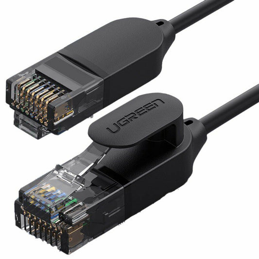 Ugreen Network Ethernet Patch Cable RJ45 Cat 6A UTP 1000Mbps 1m-10m Black Thin