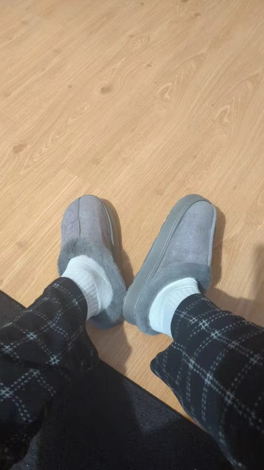 Cosy Fluffy Slippers - Soft Plush Indoor Shoes for Women Winter Warm Comfy Wear