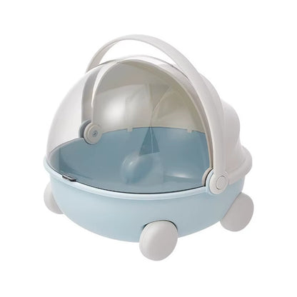 Labubu Baby Stroller Storage Box and Doll Cradle Furniture Accessories