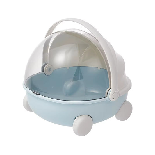 Labubu Baby Stroller Storage Box and Doll Cradle Furniture Accessories