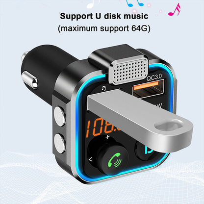 Bluetooth FM Transmitter Car Adapter QC3.0 PD USB Charger FM Radio Handsfree /