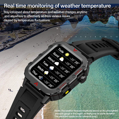 LAXASFIT Men's Smart Sports Watch – 1.71" HD Display, Bluetooth Calling, Blood O