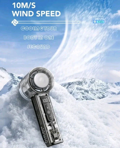Modern Design Portable Turbo Fan with Intelligent Features for Hot Days Relief