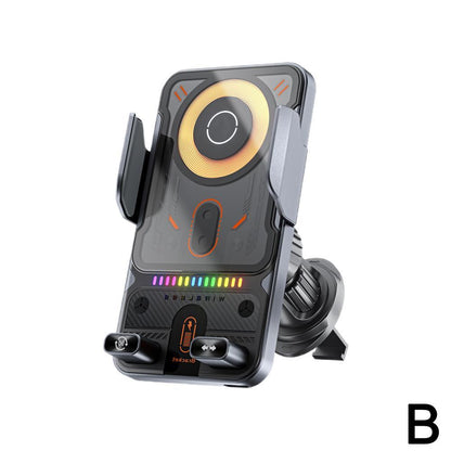 Universal Wireless Charging Car Phone Mount with Air Outlet Navigation Bra W1B7