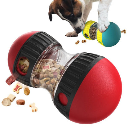 Food Dispensing Dog Toy Tumbler Leaky Food Ball Puzzle Toys Interactive Slowly F