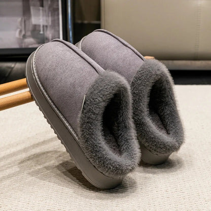 Cosy Fluffy Slippers - Soft Plush Indoor Shoes for Women Winter Warm Comfy Wear