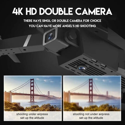 E88 Pro Drone 4k HD DualCam/w Carrying Case
