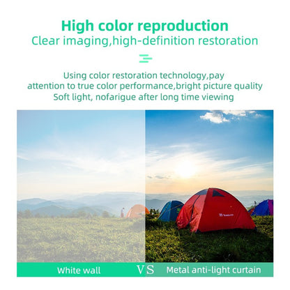 4:3 16:9 Anti Light 3D High Brightness Projector Screen Metal Screen with Hooks