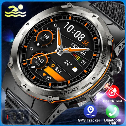 Smartwatch IP68 Outdoor Sport Watch Fitness Tracker Health Monitor BT Call