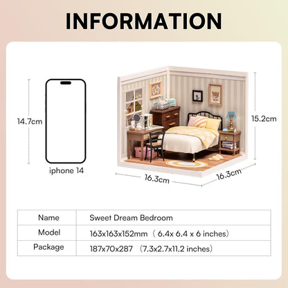 Rolife 1:24 Miniature Dollhouse Super Creator Plastic Building Teens Xmas Gift