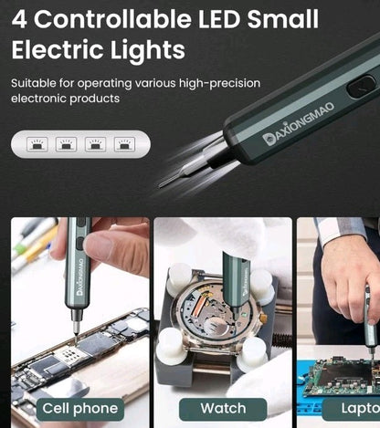 Electric Screwdriver 70 in 1 Screwdriver Set with 64 S2Bits for Eyeglasses Watch