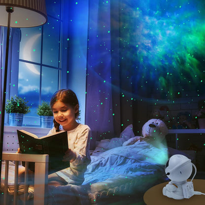 Star Projector Galaxy Night Light - Astronaut Space Buddy Projector with Remote