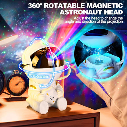 Star Projector Galaxy Night Light - Astronaut Space Buddy Projector with Remote