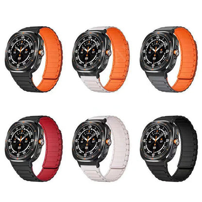 Quick Fit Silicone Band for Samsung Galaxy Watch Ultra 47mm Magnetic Loop Strap