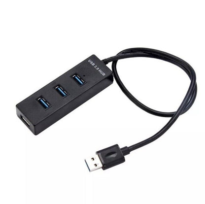 4-Port USB 3.0 Hub Splitter Multi Adapter High Speed For PC Mac Desktop Laptop