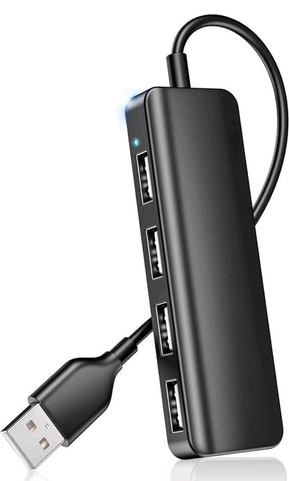 USB 3.0 Hub 4-Port USB Hub USB Splitter USB Expander for Laptops Flash Drive HDD