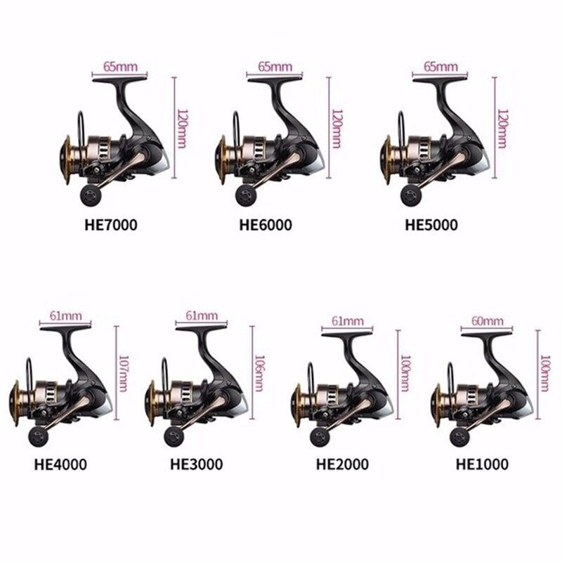 All-metal fishing reel Maximum towing 10kg spinning wheel long-range fishing New