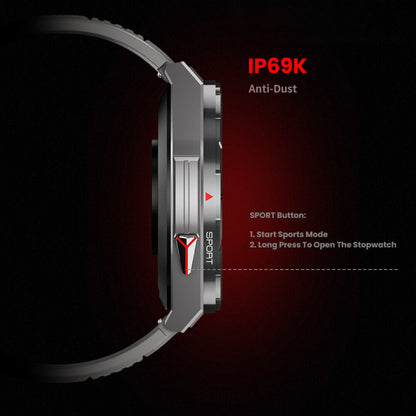 2025 Military Smart Watch (Call Receive/Dial) Rugged GPS Sport Fitness Tracker