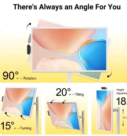 24 Inch Portable TV with Touch Screen | 8G RAM + 128G Storage