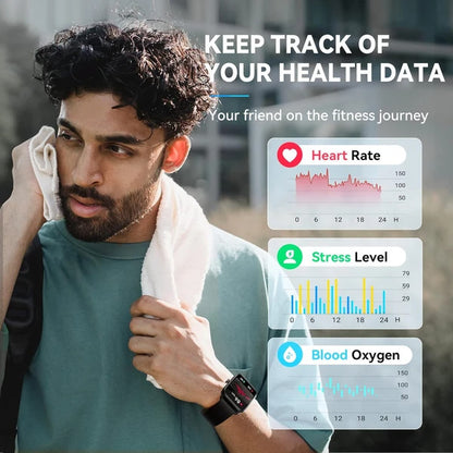 Smart Watch For Men,Alexa Built-in,Fitness Tracker With Heart Rate Sleep SpO2 Mo