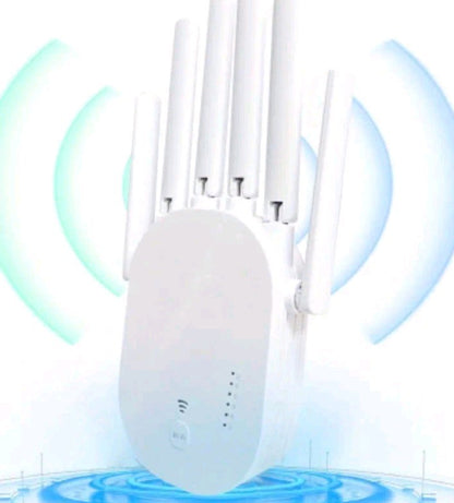 2025 WiFi Extender Signal Booster, WiFi Extender 5GHz/2.4GHz 1200Mbps WiFi Range