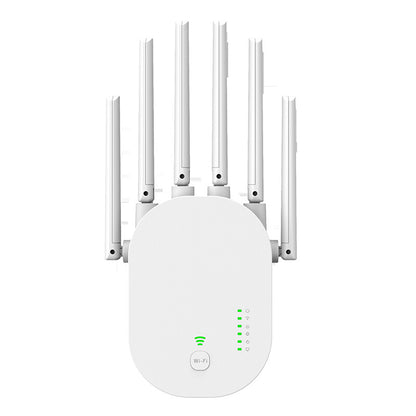 300M 2.4G WiFi Repeater 802.11n Standard 6 Antenna Home Network Signal Amplifier