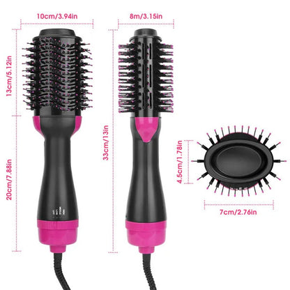 Hot Hair Brush 4 In 1 Hair Dryer Volumizer Brush Dryer Comb For Straightening Cu