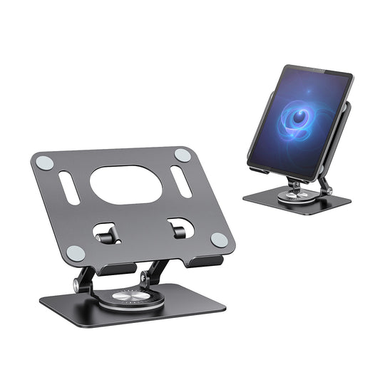 Tablet Desktop Stand Desk Aluminum Metal Fold Holder Mount Cradle For Phone iPad