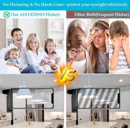 A19 LED Light Bulb, 100 Watt Equivalent LED Bulbs, 13W Daylight White 5000K