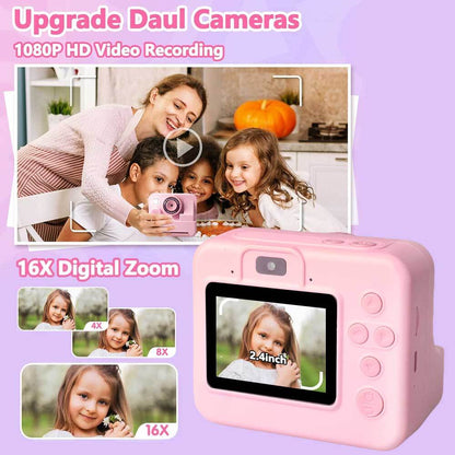 1080P Kids Camera Instant Print 32GB Instant Cameras That Print Photos Gifts  m