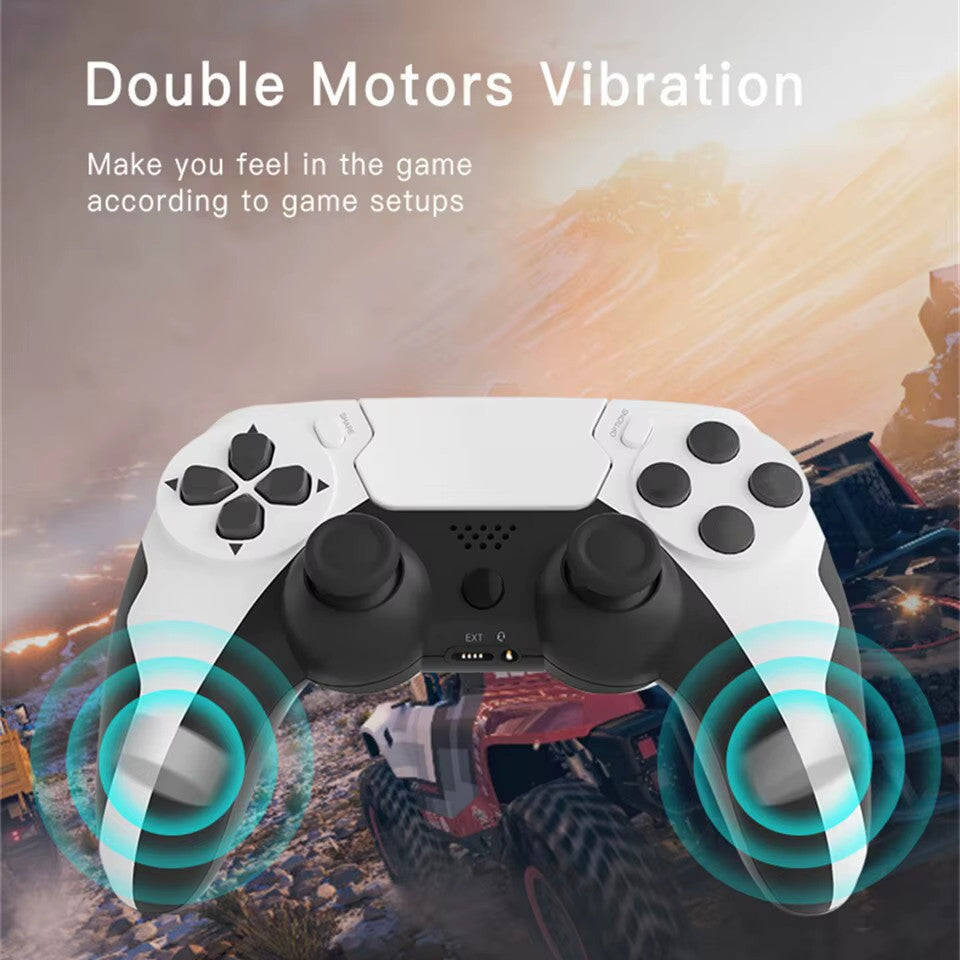 GAMINJA P48 Wireless Gamepad with Six Axis Gyroscope Game Controller for PS4 PS3