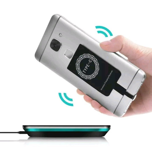 New Wireless Charger Receiver For Samsung Huawei LG Sony Android Type-C Port