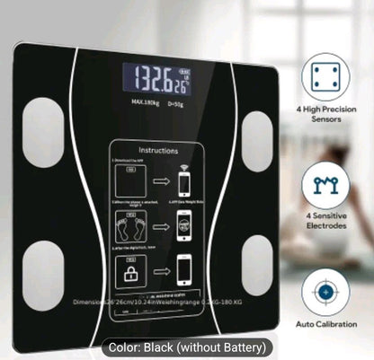 Smart Scale Body Weight Loss Accurate Height Digital Electronic Bluetooth Solid