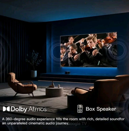 FPD 75 Inch Smart TV Google TV 4K UHD With Google Play Vision Atmos HDR 10
