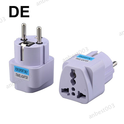 US/UK/AU/DE Plug Adapter USA To Europe Travel Wall AC Power Charger Converter