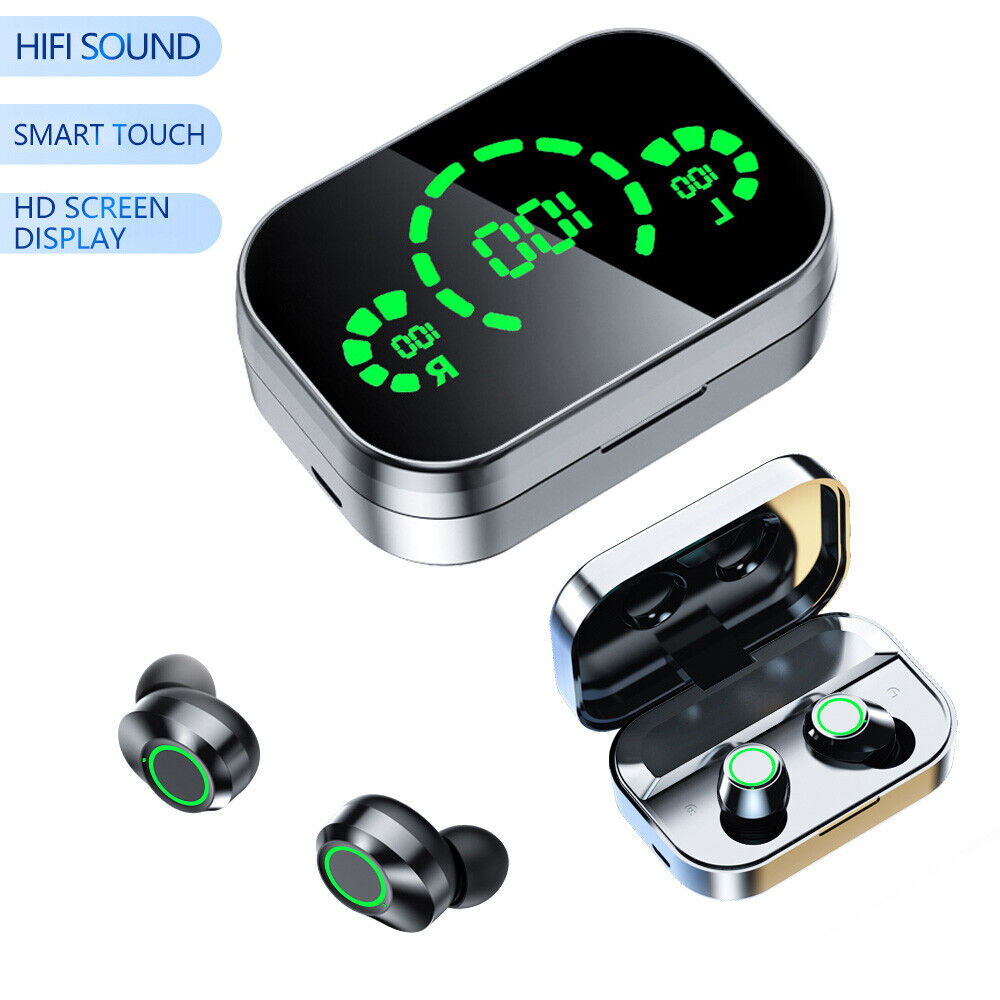 Bluetooth Earphones Headphones For Apple iPhone 16/15/Pro/14/13/12/11/X Earbuds