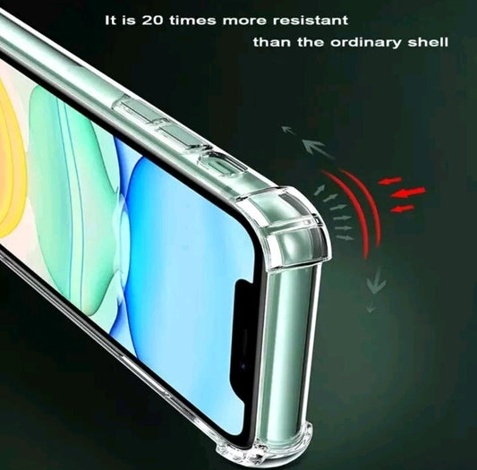 iPhone 15 Clear Silicone Case Bumper Case