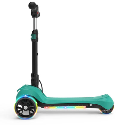 Folding Electric Scooter for Kids Ages 3-12 Bluetooth E-Scooter LED Wheels Gift