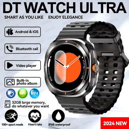 NEW Ultra Men 32GB GPS Smart Watch AMOLED Screen 1.5" Fitness & Health Tracking