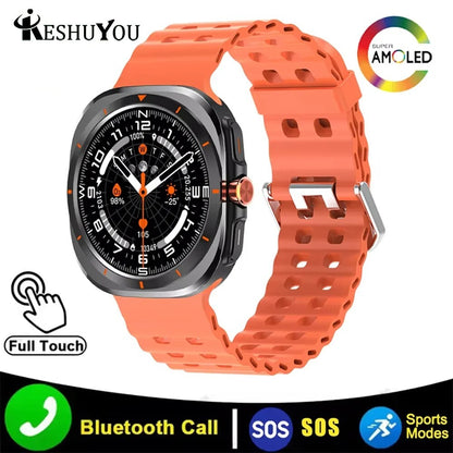 KESHUYOU 2025 New Bluetooth Talk Smart Watch 1.52 inch HD Games Health Android
