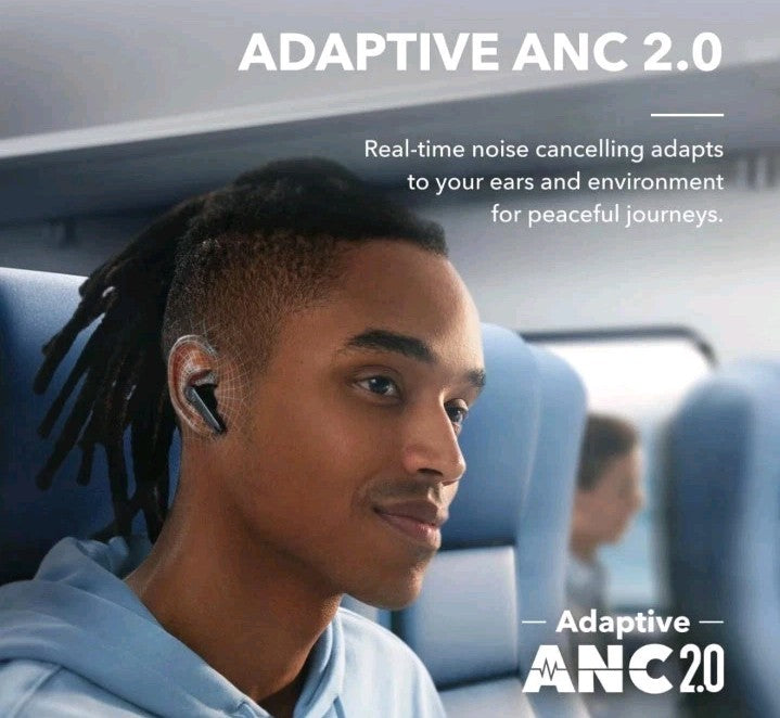 Soundcore Liberty 4 NC Wireless Earbuds Adaptive Noise Cancelling 50h Playtime