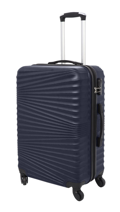 3 Pcs Suitcase Set ABS Hard Shell 4 Wheeled Trolley Lightweight Luggage PIONEER