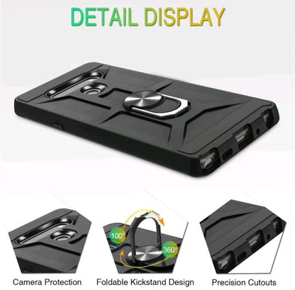 For LG Stylo 6 Case Phone Cover Kickstand Belt Clip + Tempered Glass Protector