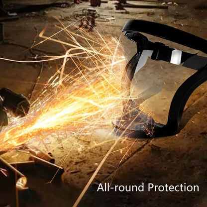 Anti-fog Shield Safety Full Face Super Protective Head Cover Transparent Mask