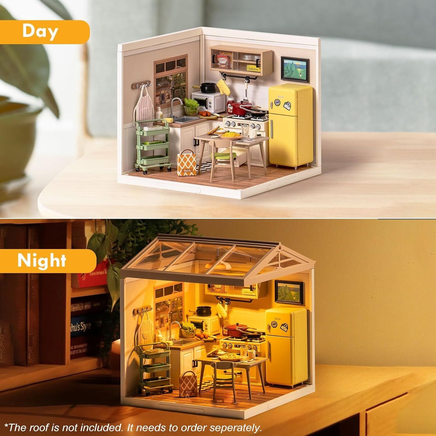 Rolife 1:24 Miniature Dollhouse Super Creator Plastic Building Teens Xmas Gift