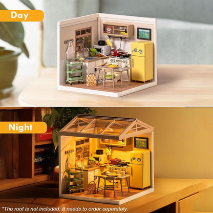 Rolife 1:24 Miniature Dollhouse Super Creator Plastic Building Teens Xmas Gift